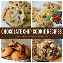 Chocolate Chip Cookie Recipes with four recipe photos shown.