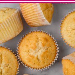 Simple, fluffy, and full of sweet flavor, these Vanilla Muffins are the perfect start to your morning.